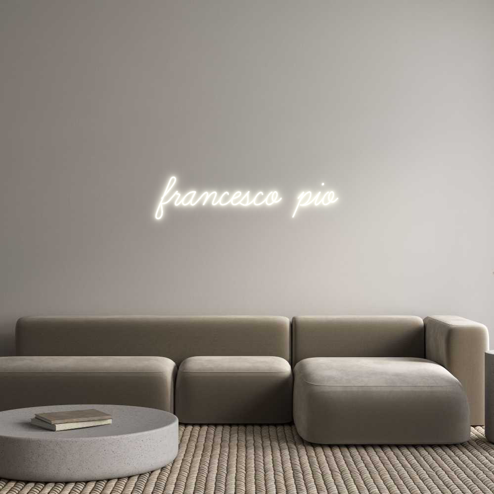 Custom Neon: francesco pio