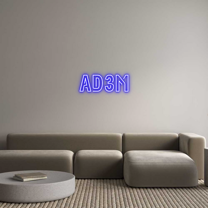 Custom Neon: ad3m