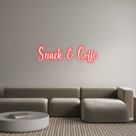 Custom Neon: Snack & Coffè