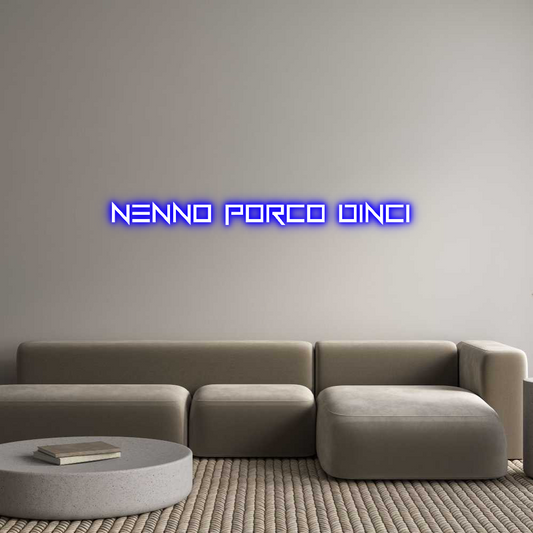 Custom Neon: nenno porco d...