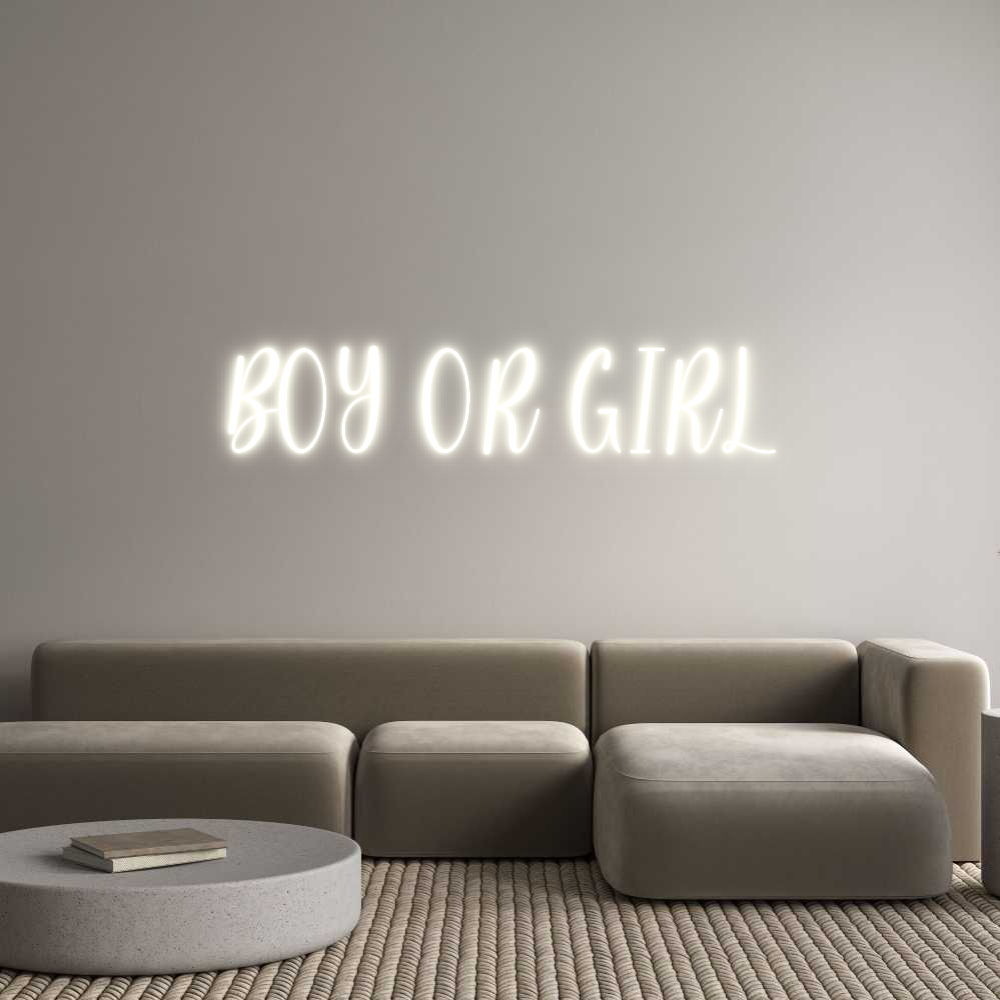 Custom Neon: BOY OR GIRL